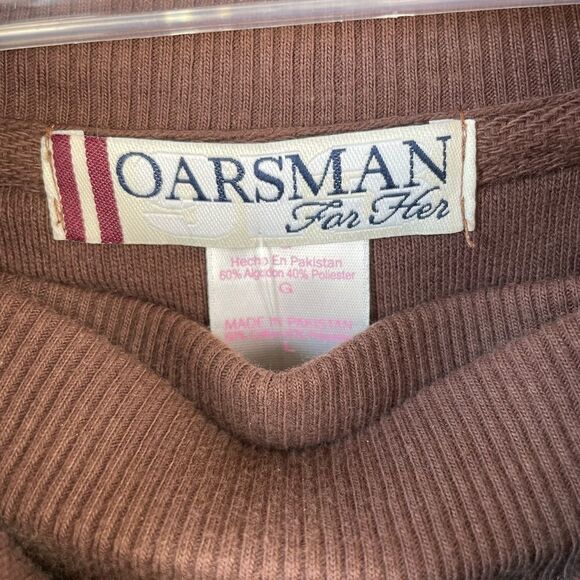 NWT Oarsman for Her Matching Air Force Full Zip Sweatshirt and Pants Size L - Picture 4 of 9